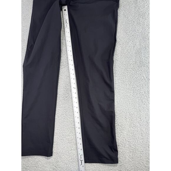 Lululemon Black Commission Classic Fit Warpstreme Stretch Pants Men’s Sz 32x32.5 - Picture 7 of 15